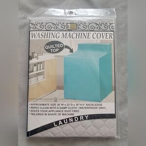 Quilted Top Washing Machine Cover, 100%Vinyl, Grey